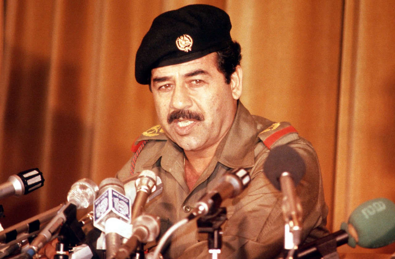Saddam Hussein in 1980 